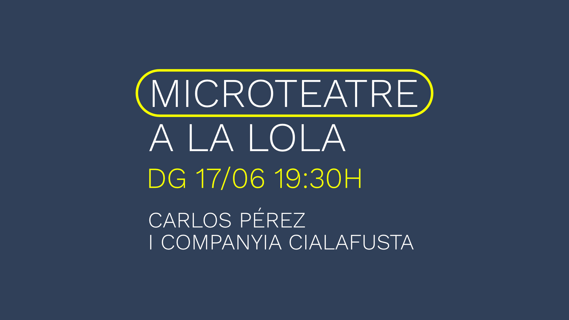 Microteatre a la Lola